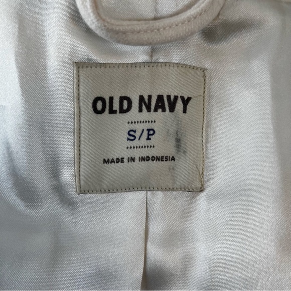 OLD NAVY lined winter white coat size small - Picture 4 of 5